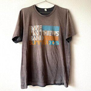 Dave Matthews 2015 Tour Tee Shirt Band Merch Distressed Large